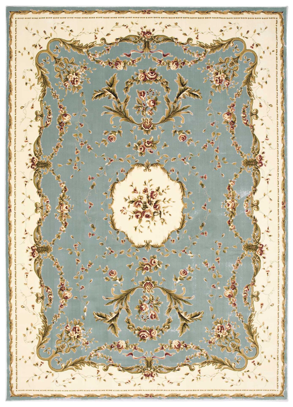 Bordeaux BOR01 Slate Blue Rug