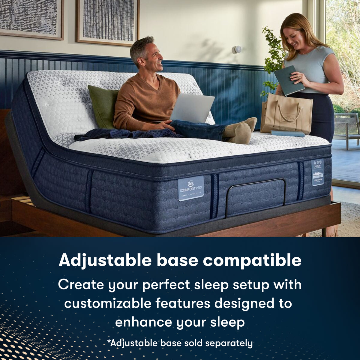 iComfortPro Kingston 14" Latex Foam Firm Mattress