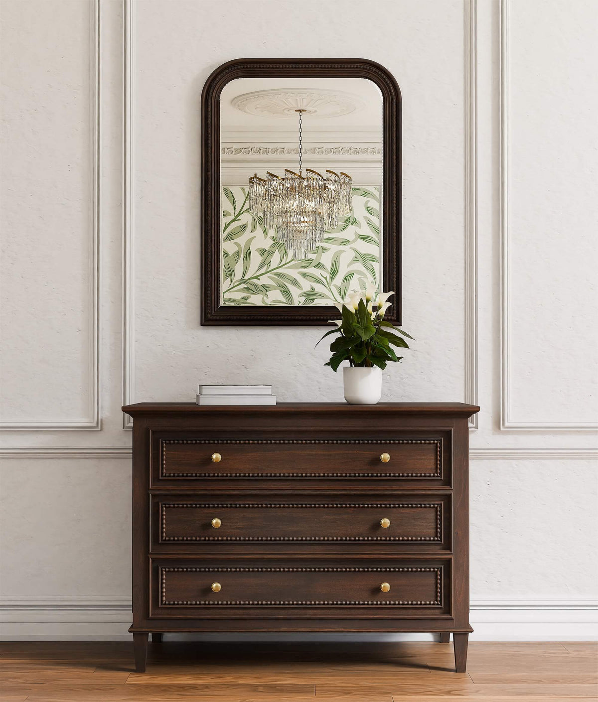 Vivienne 3 Drawer Dresser in Walnut