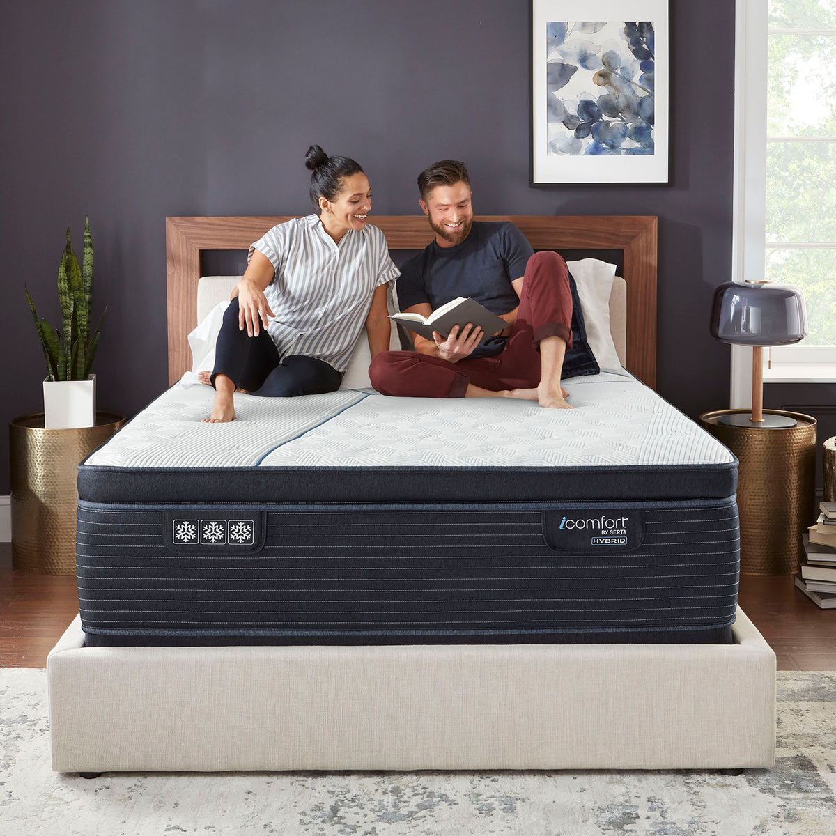 iComfort CF 4000 17" Hybrid Medium Pillow top Mattress