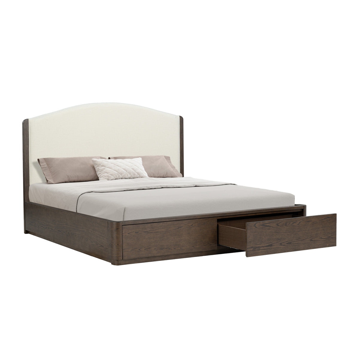 Athens King Upholstered Storage Bed