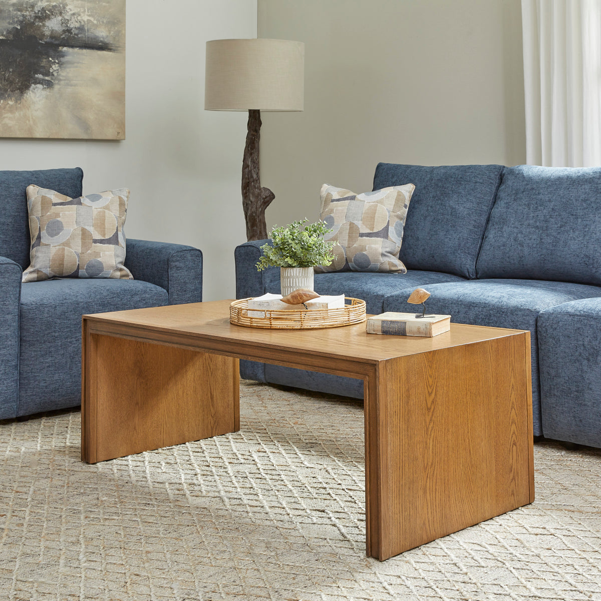 Waterfall Rectangular Coffee Table (W1025-031)