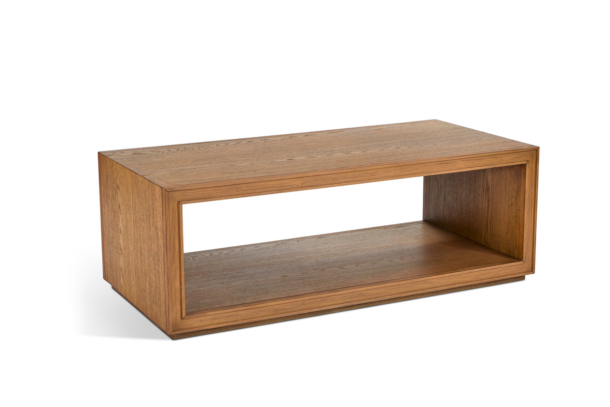 Waterfall Rectangular Coffee Table with Casters (W1025-0311)