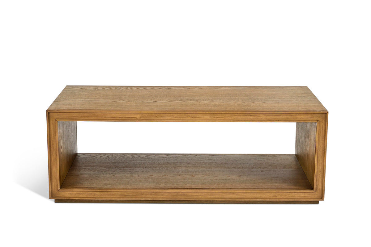 Waterfall Rectangular Coffee Table with Casters (W1025-0311)