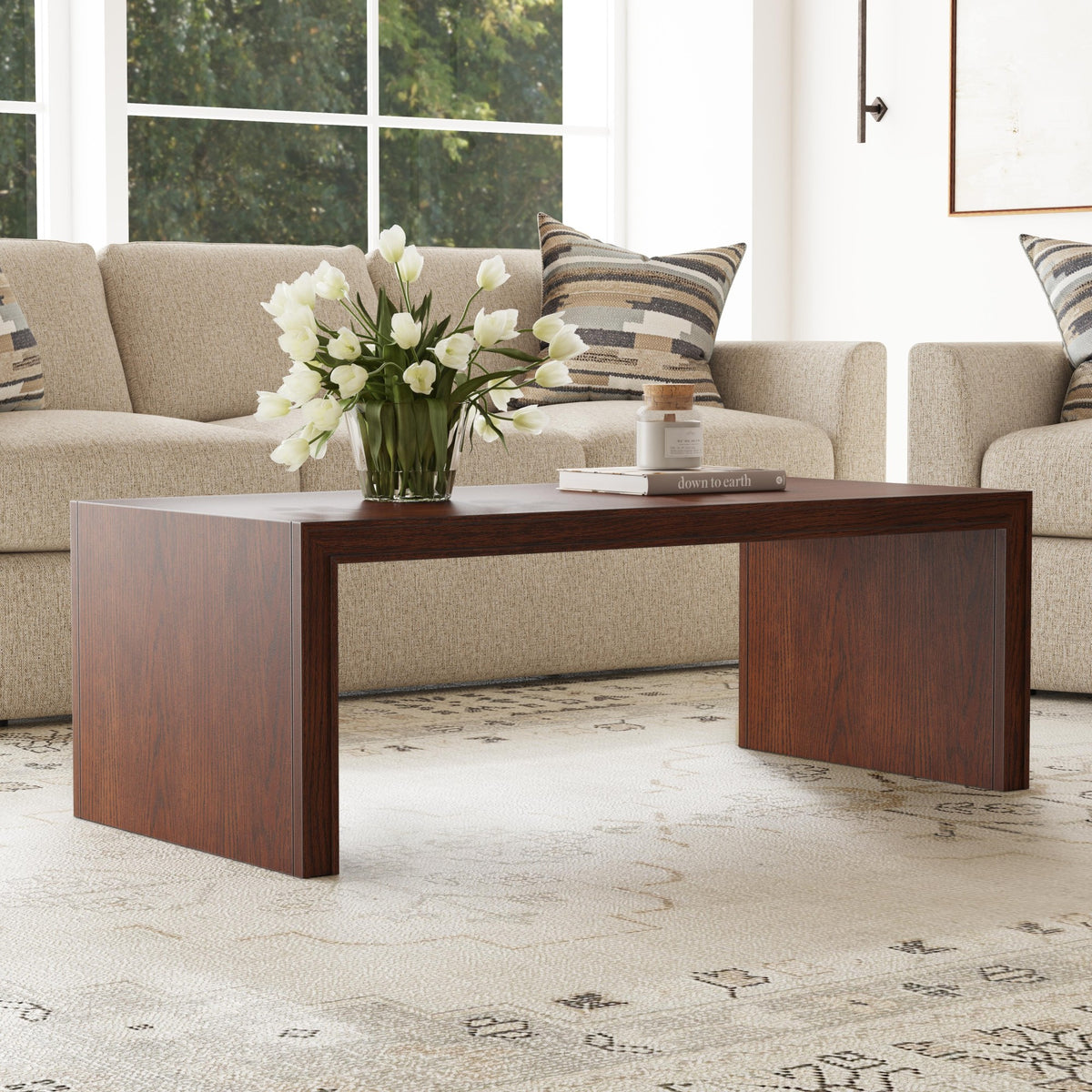 Waterfall Rectangular Coffee Table (W1026-031)