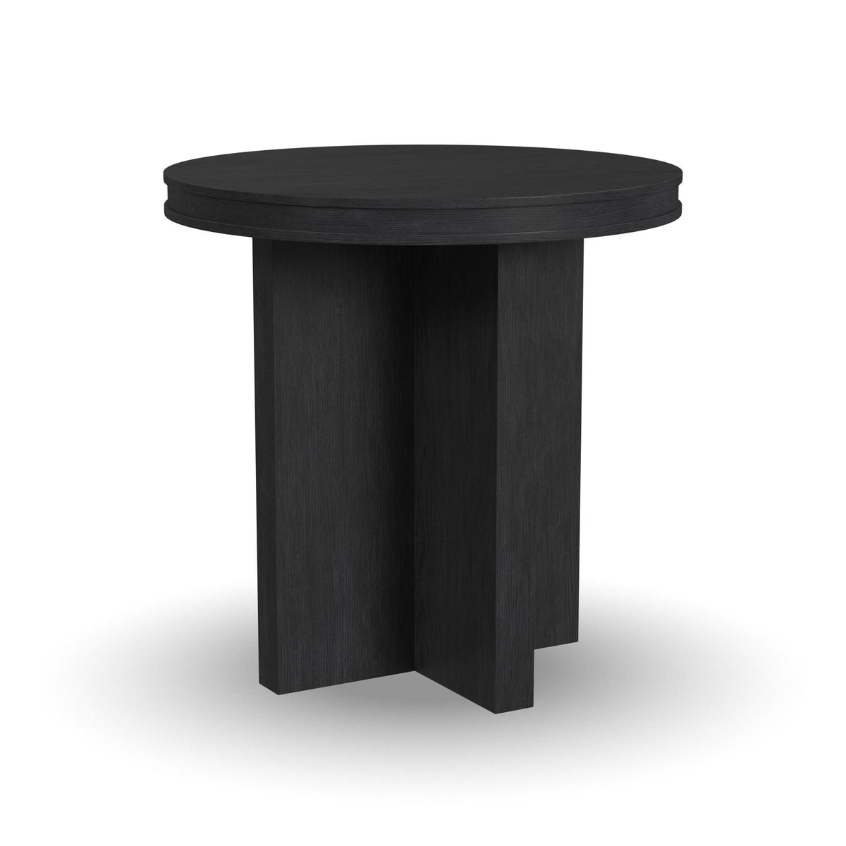 Waterfall Round End Table