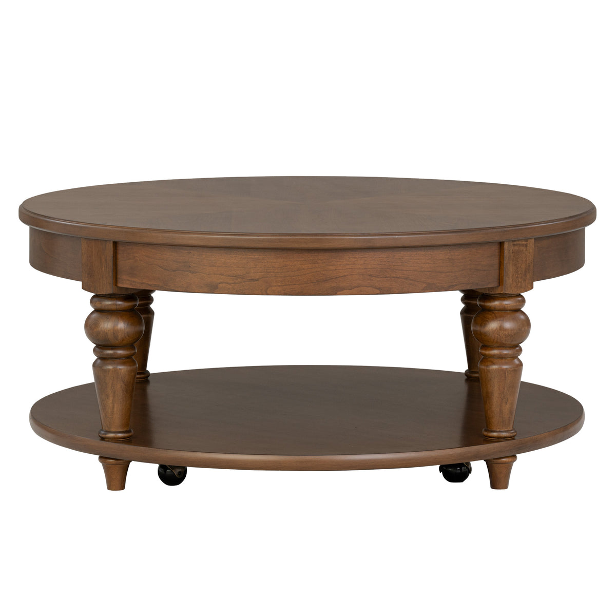 Bellevue Round Coffee Table with Casters