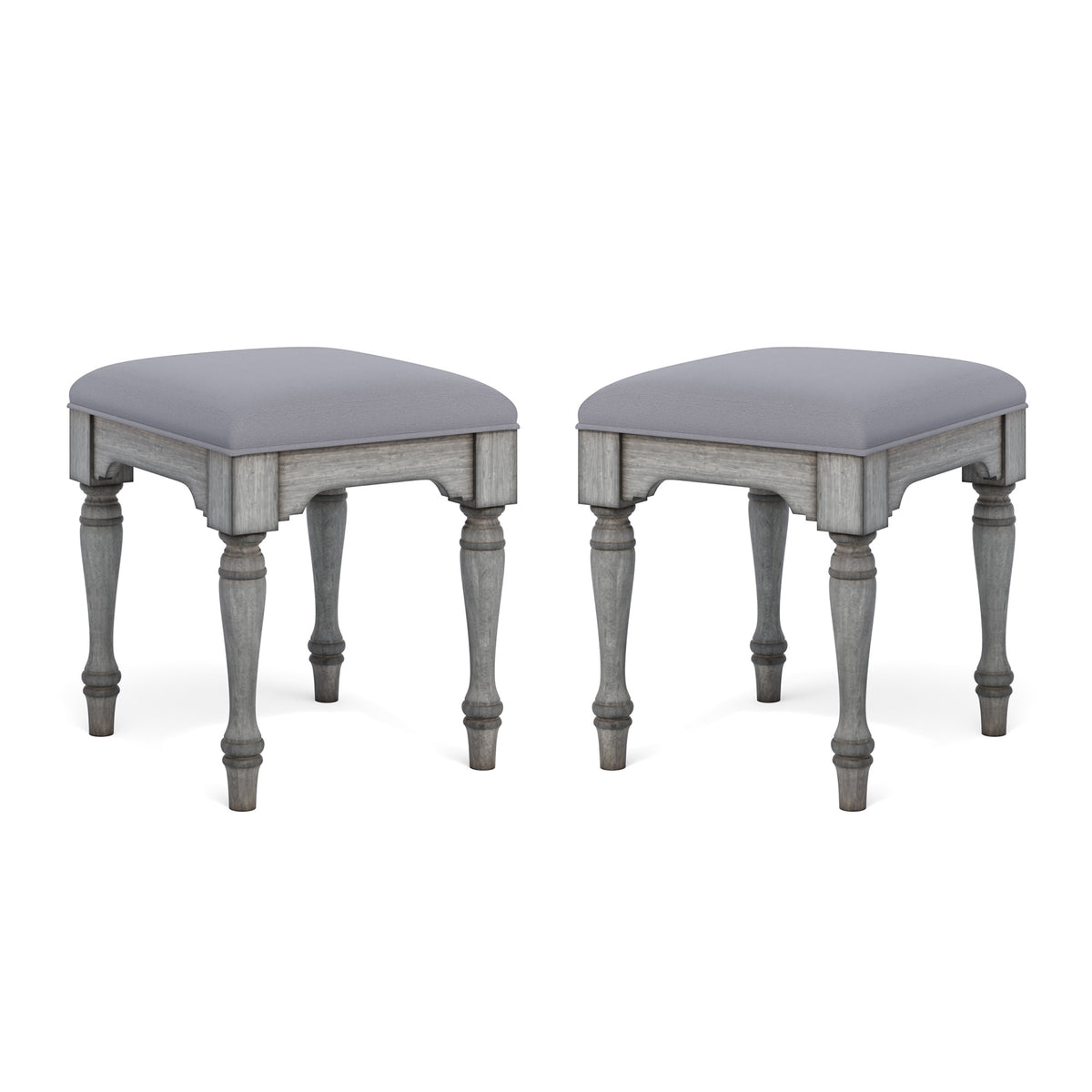 Plymouth Pair of Ottomans