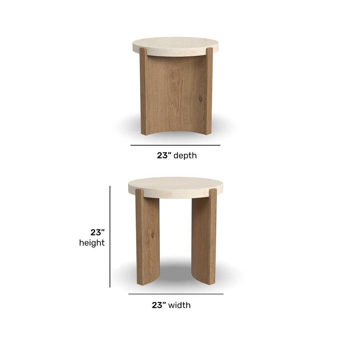 Eclipse Round End table (W1488-02)