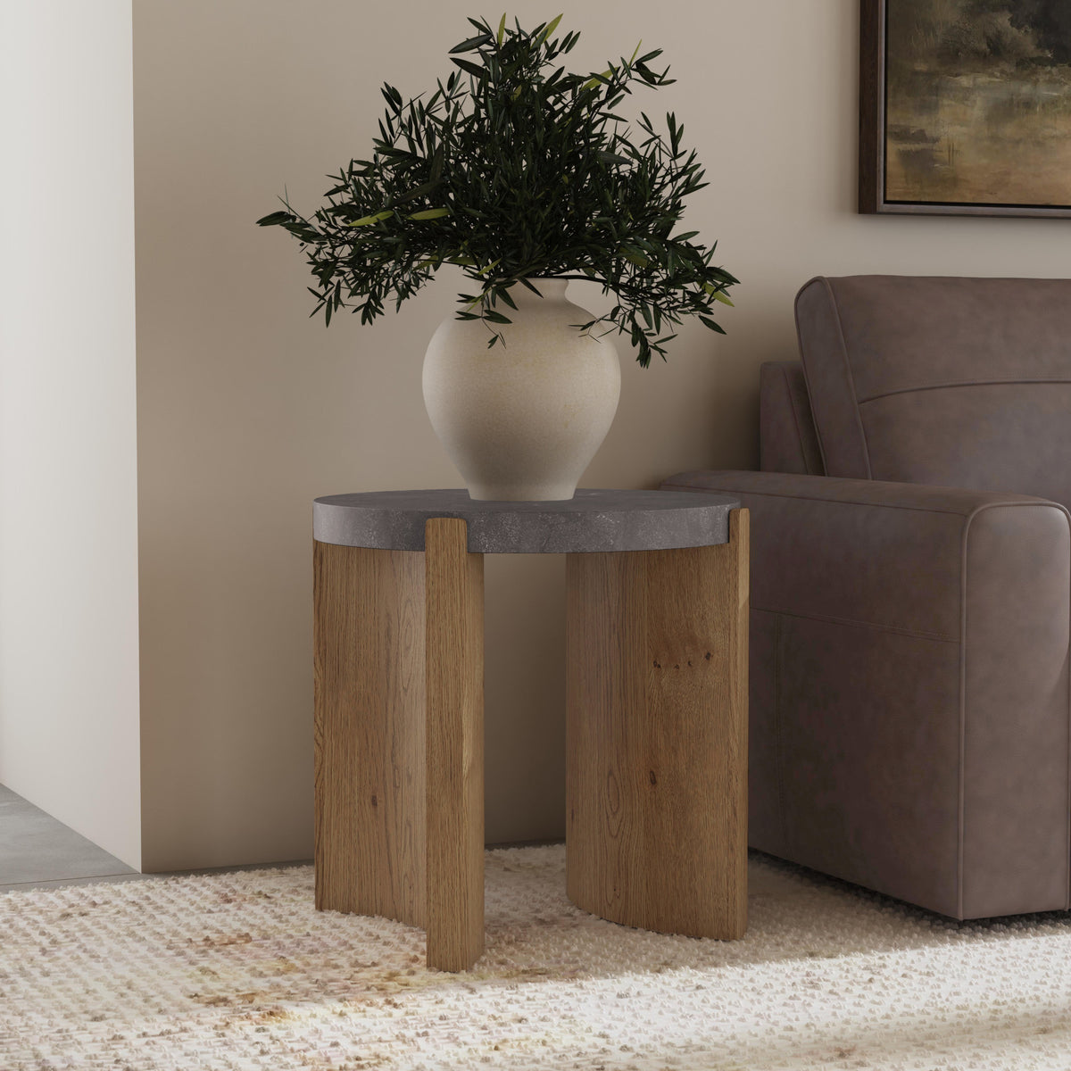 Eclipse Round End table (W1488-022)
