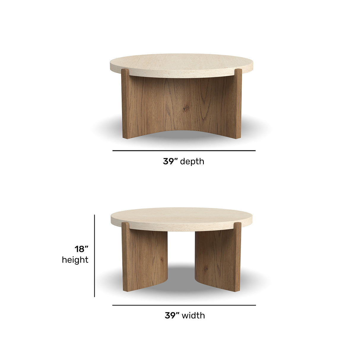 Eclipse Round Coffee table (W1488-033)