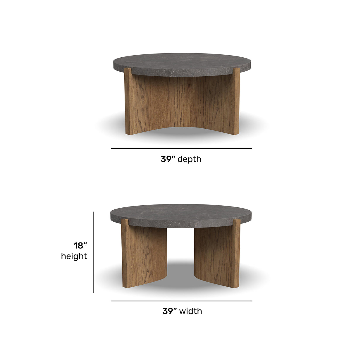 Eclipse Round Coffee table (W1488-034)