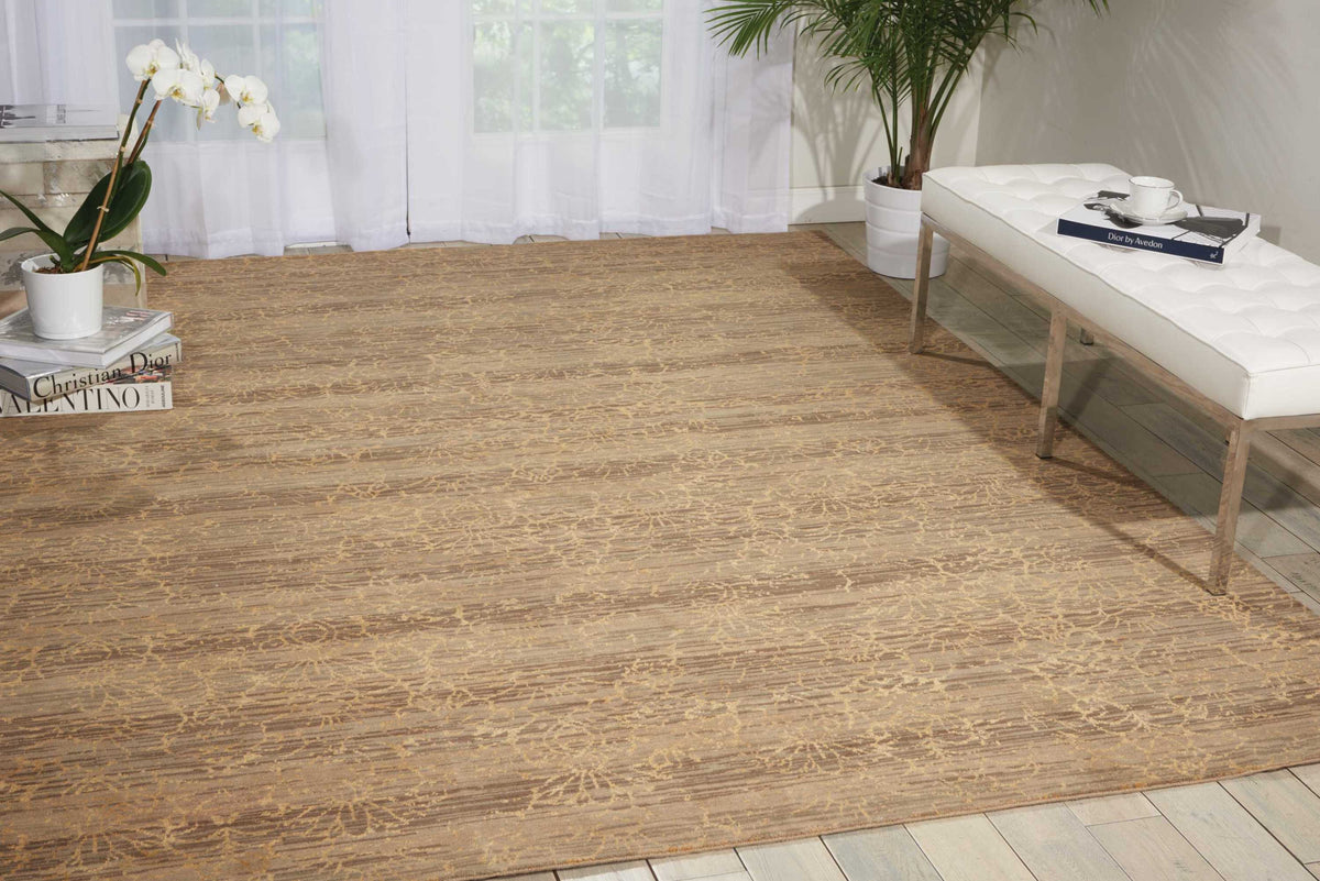 Silken Allure SLK26 Latte Rug