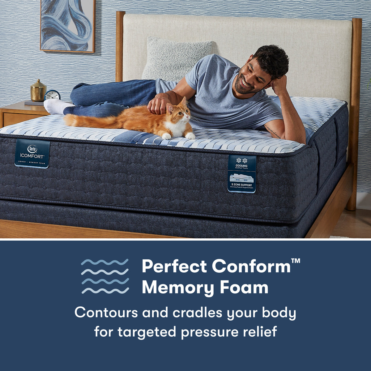 iComfort Iona 13" Memory Foam Plush Mattress