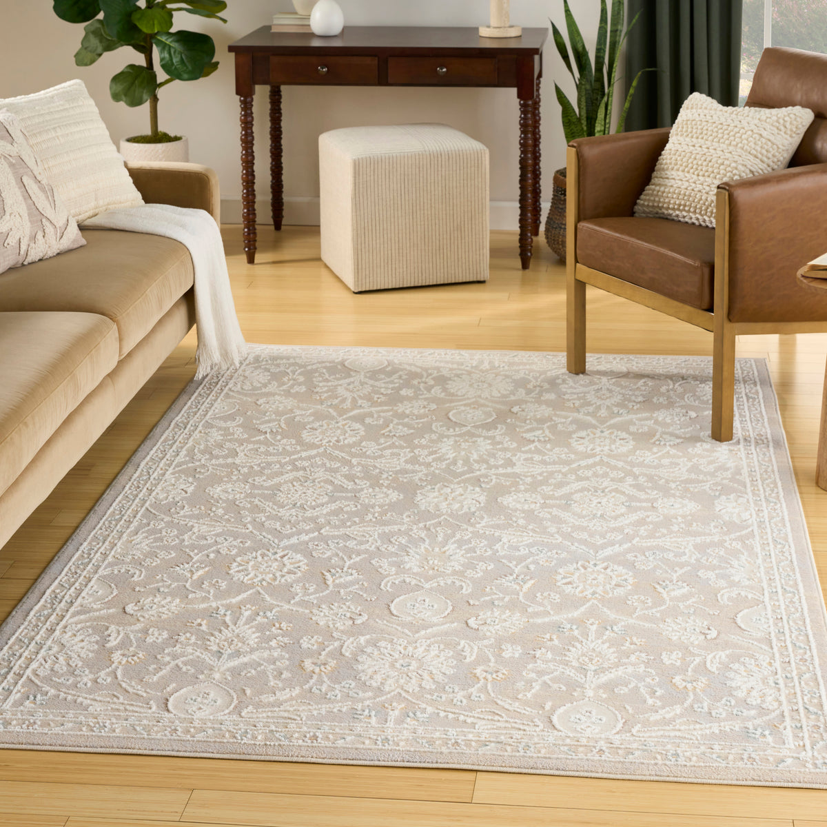 Isla ISL01 Light Grey Rug