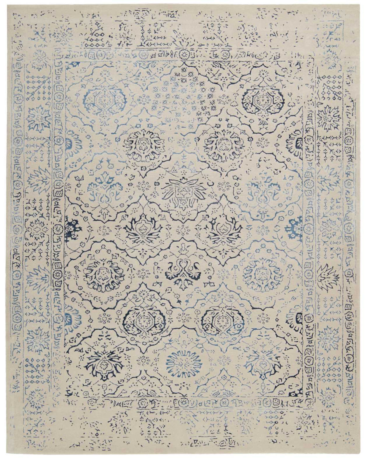 Symphony SYM14 Ivory/Blue Rug