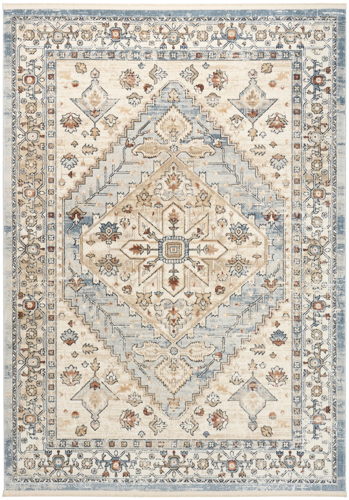 Pardis PRD02 Blue Taupe Rug
