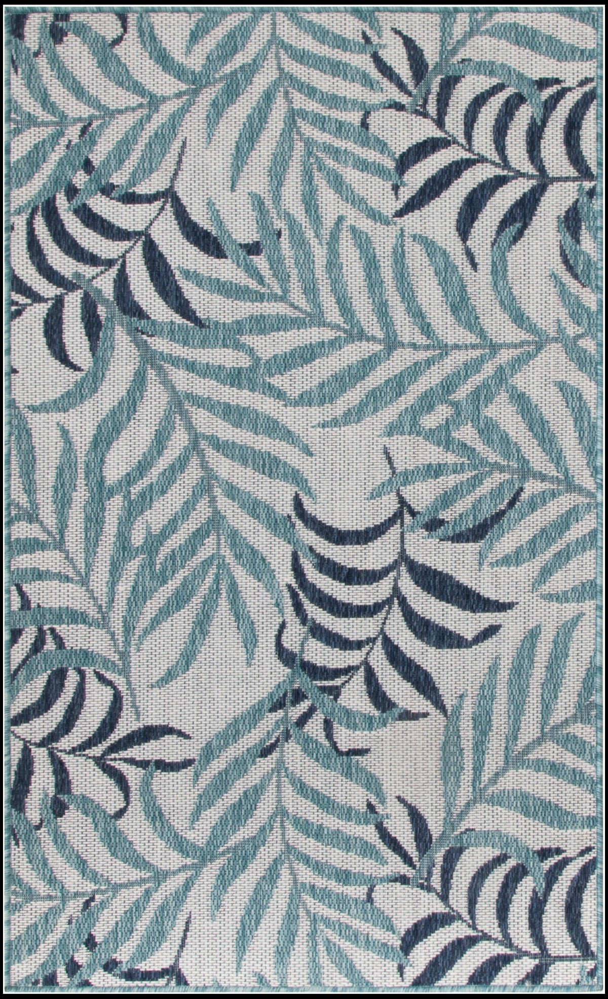 Garden Oasis GOA01 Blue Rug