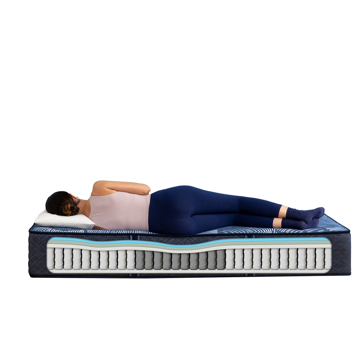 Perfect Sleeper Dazzling Night 12" Hybrid Firm Mattress