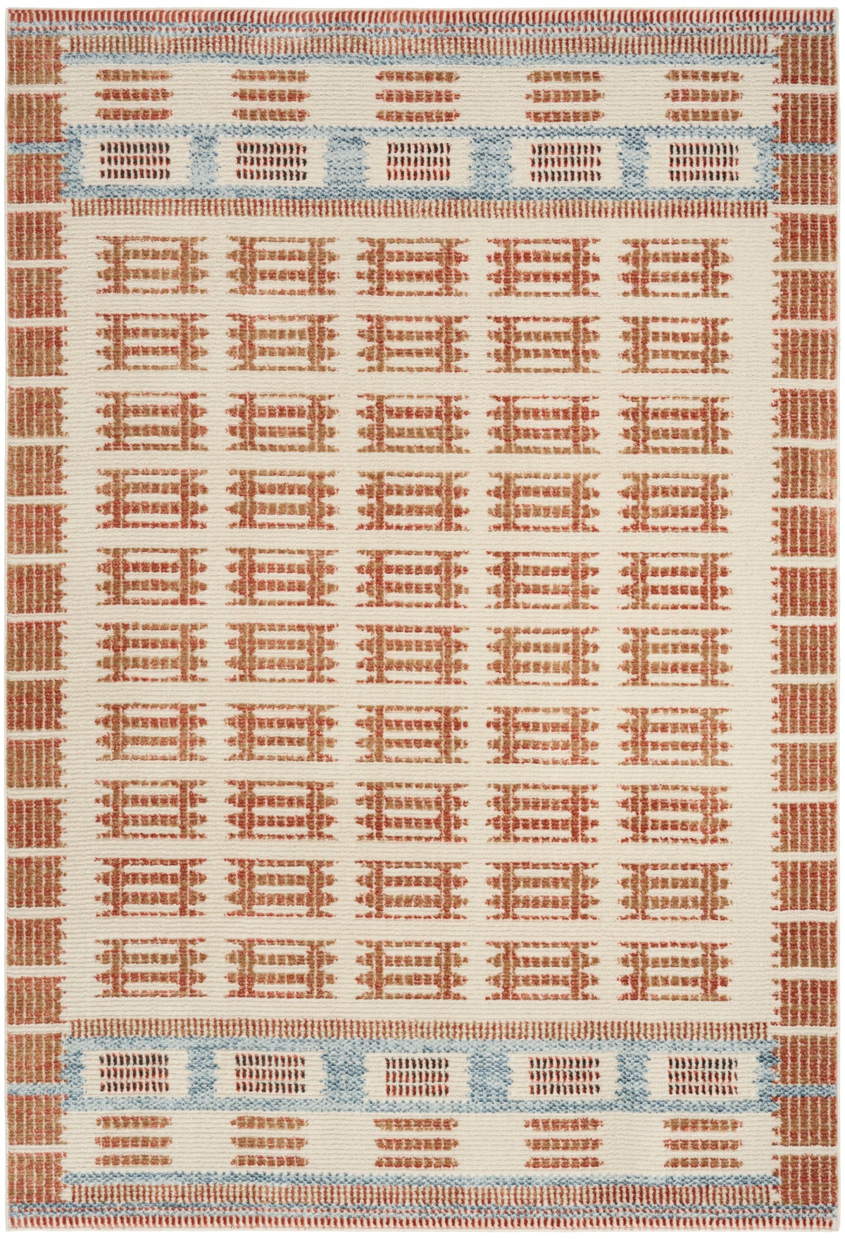 Nordic NRC16 Ivory Rust Rug