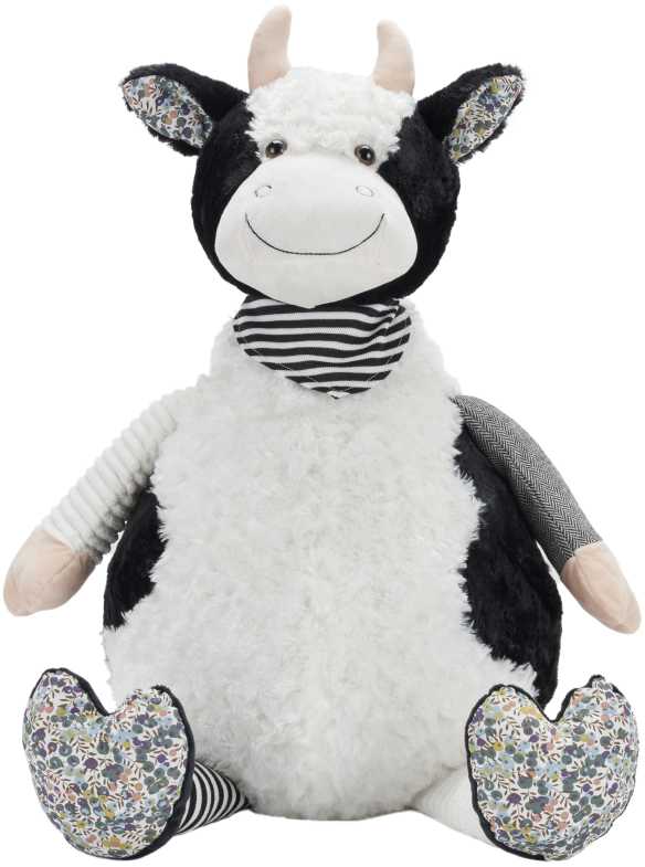 Plush Lines N3003 Ivory Black 22" x 26" Plush Animals
